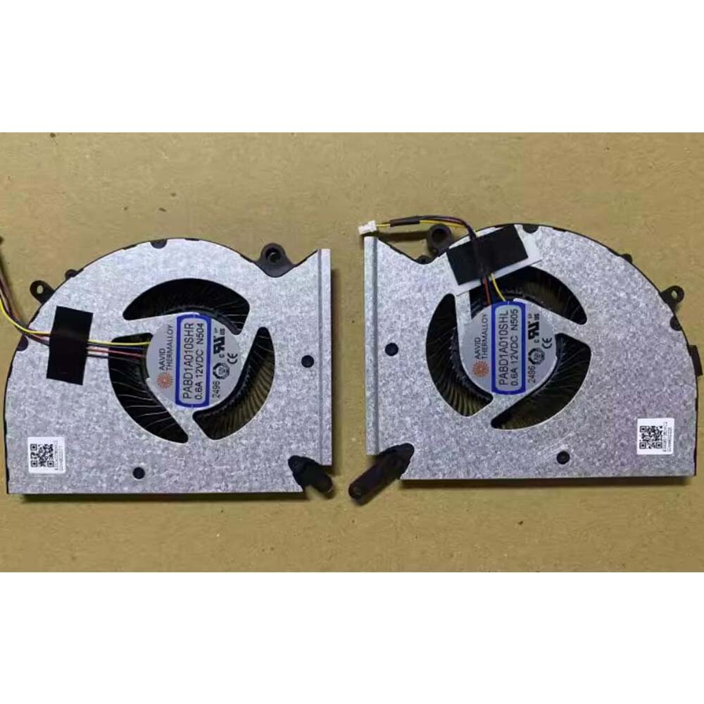For MSI 17P2 Stealth 17A13VI Fan PABD1A010SHR N504/N486 PABD1A010SHL N505/N485