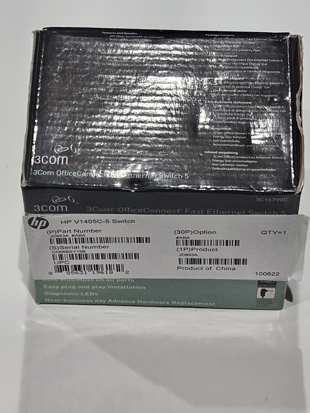 3C16790C 3COM OFFICECONNECT 5 PORT 100MB ETHERNET SWITCH