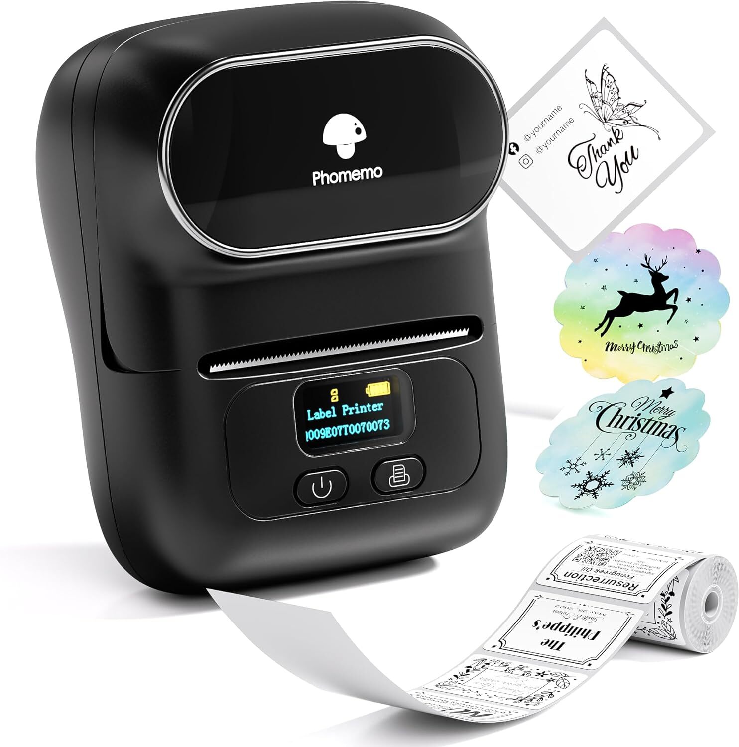Phomemo M110 Portable Bluetooth Thermal Label Printer Wireless LOT