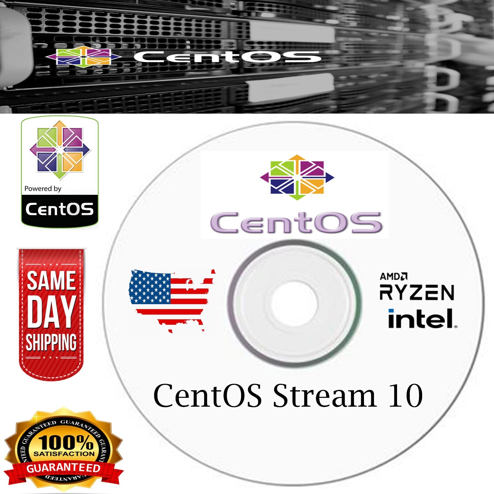 CentOS Stream 10 Bootable Live/Installer DVD – Stability Meets Innovation USA