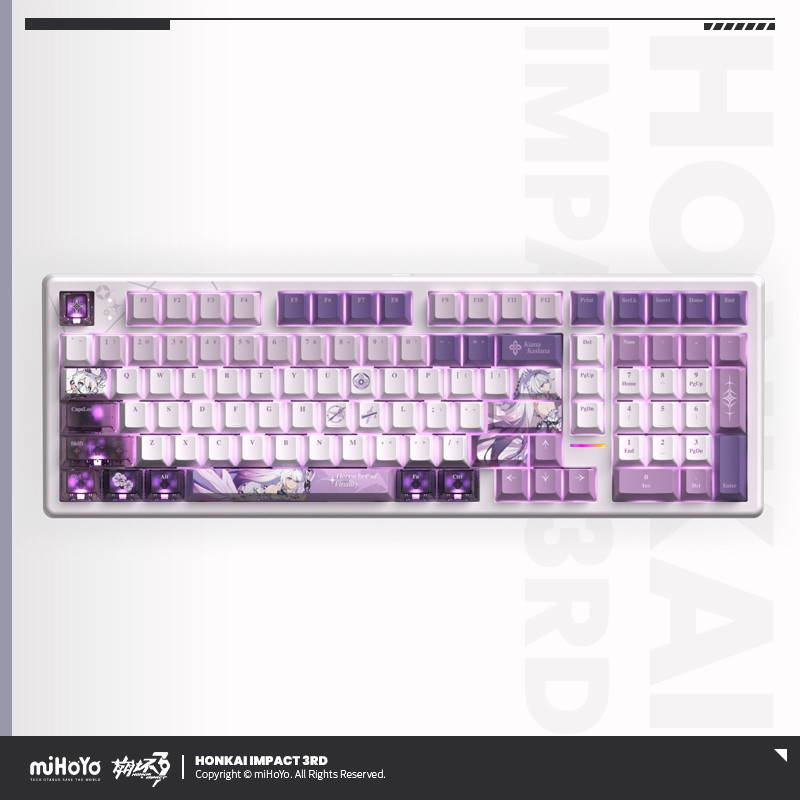 In Stock miHoYo Honkai Impact 3 Kiana Herrscher of Finality Mechanical Keyboard