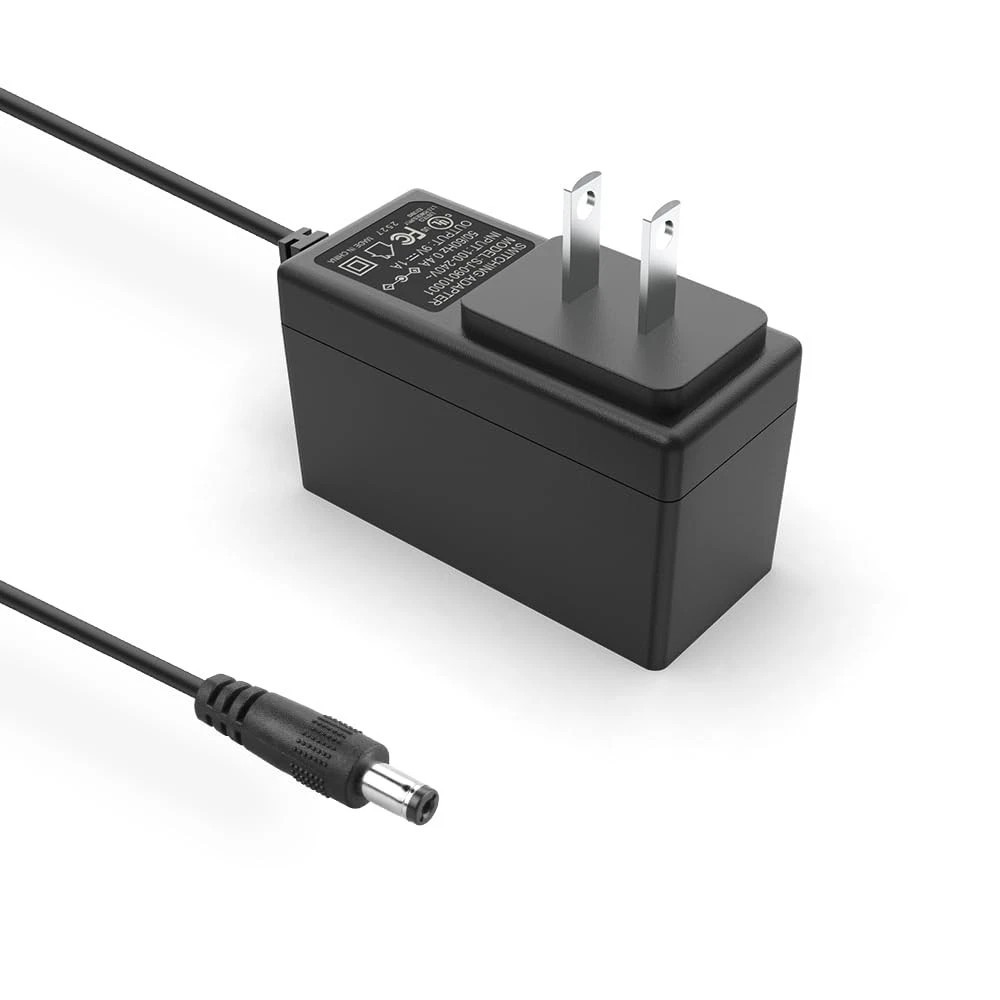 Guitar Pedal Power Supply, 9V DC 1A, BOSS PSA Adapter Black