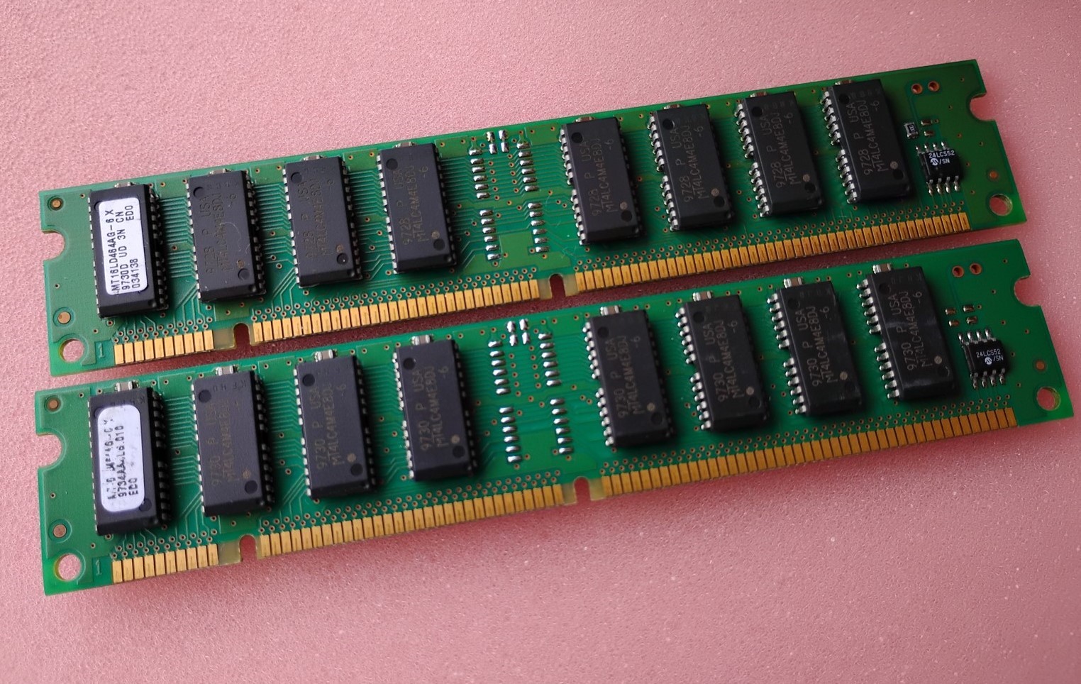 64MB 2x32MB 168-Pin DIMM EDO RAM Desktop Memory Kit 60ns 4Mx64 Non-Parity #TN45