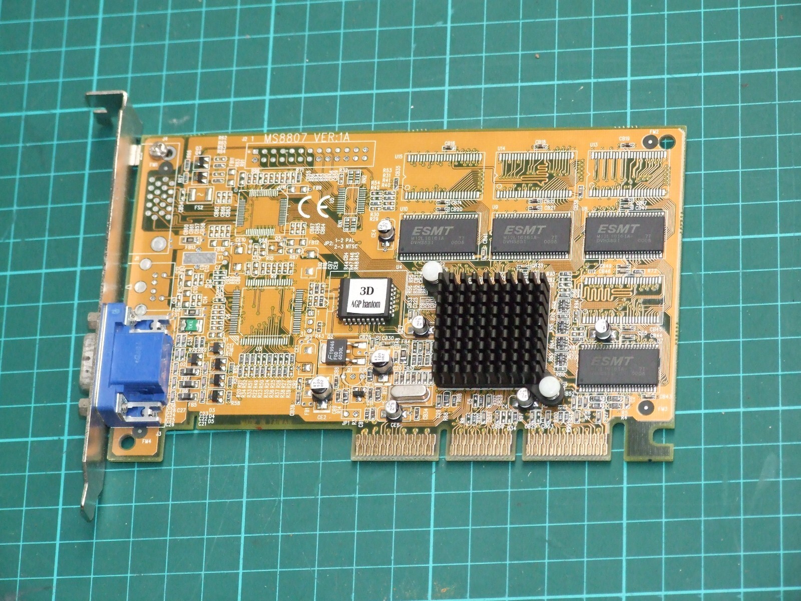 MSI MS8807 nVidia TNT2 Riva M64 AGP video card