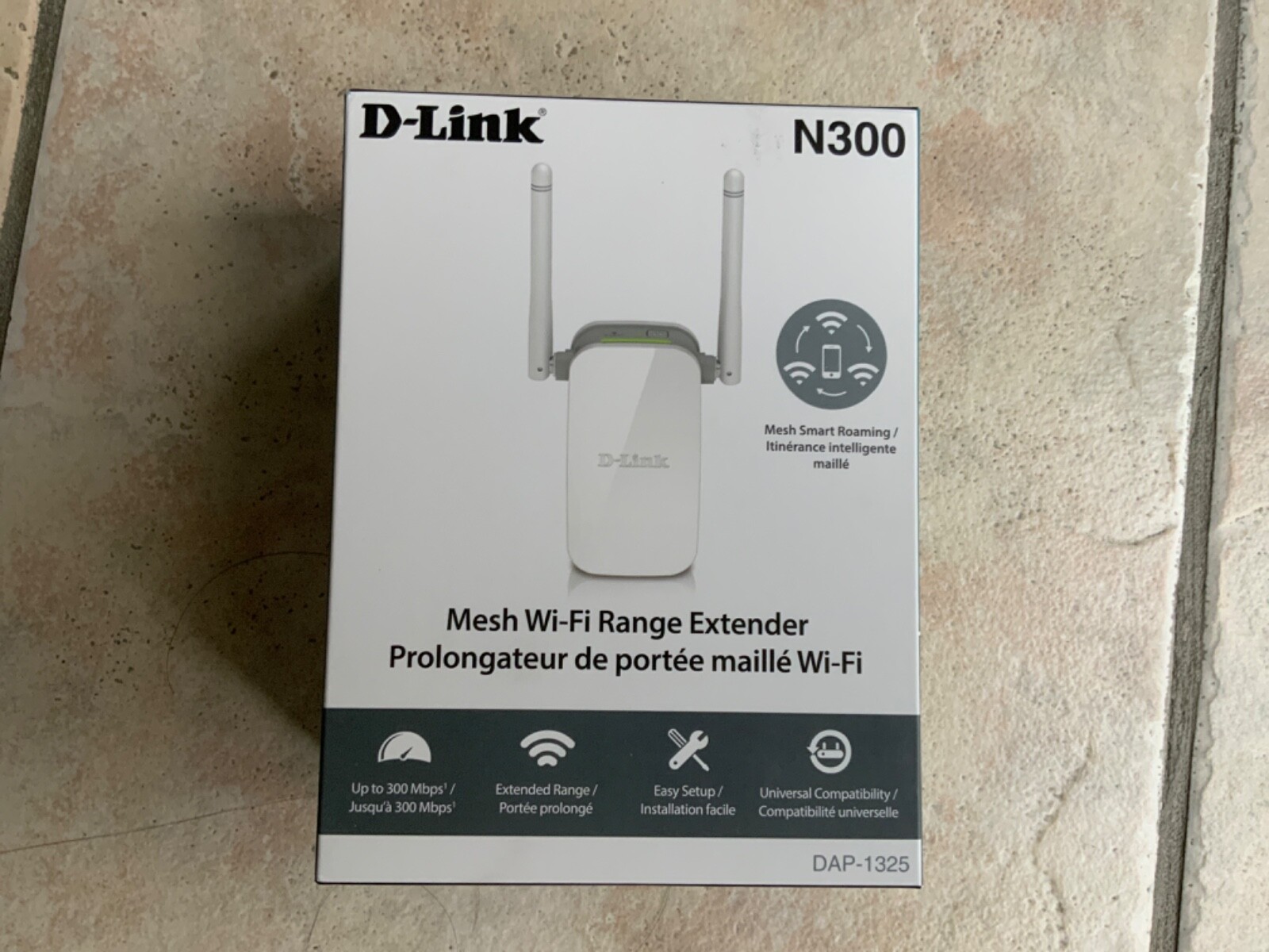 D-Link N300 Mesh Wi-Fi Range Extender DAP - 1325 Easy Setup 