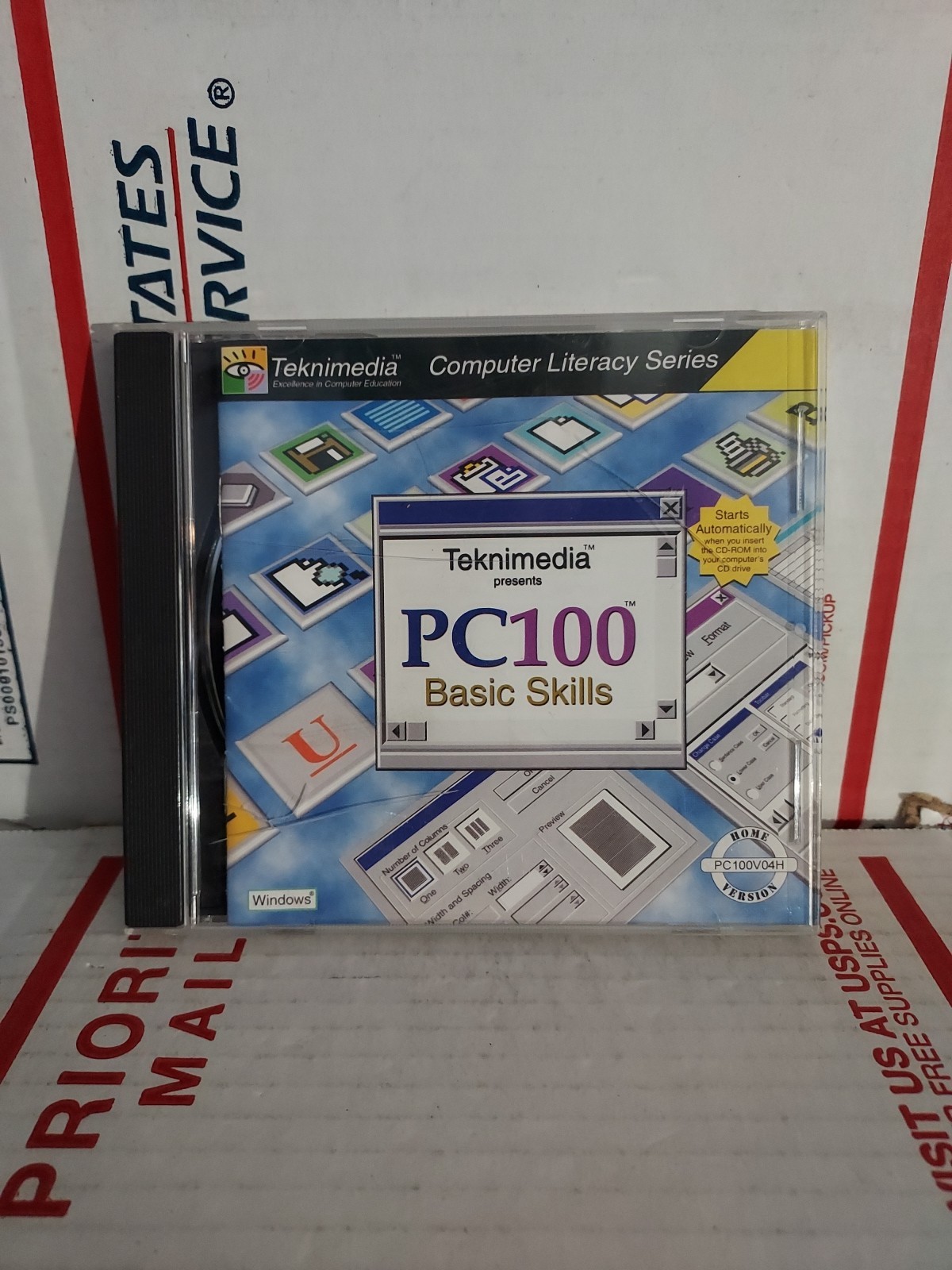 TEKNIMEDIA PC100 BASIC SKILLS COMPUTER LITERACY SERIES CD ROM NO Codes - #162h