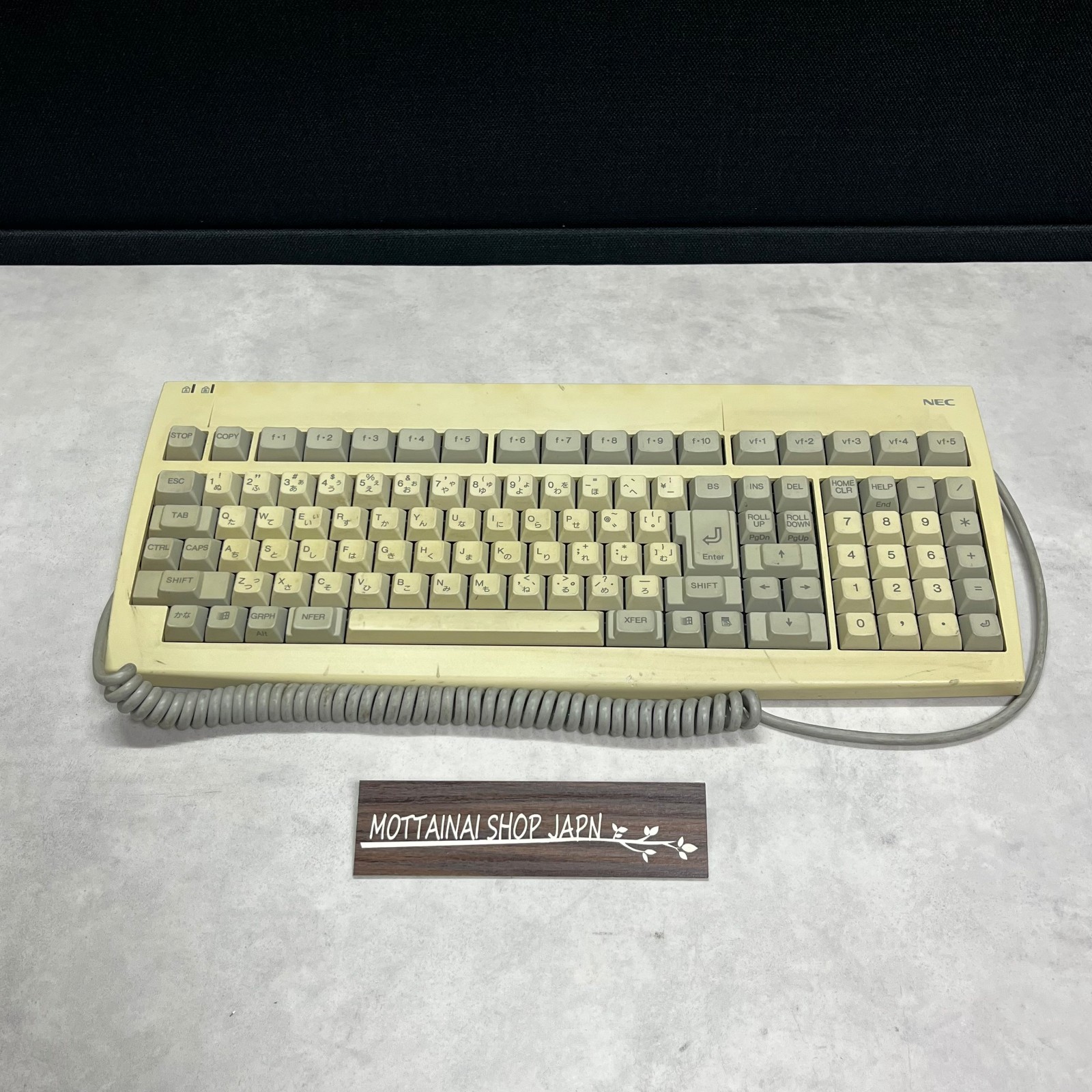 Vintage NEC PC 98 keyboard for NEC PC 98 9801 9821 genuine Operation Confirmed