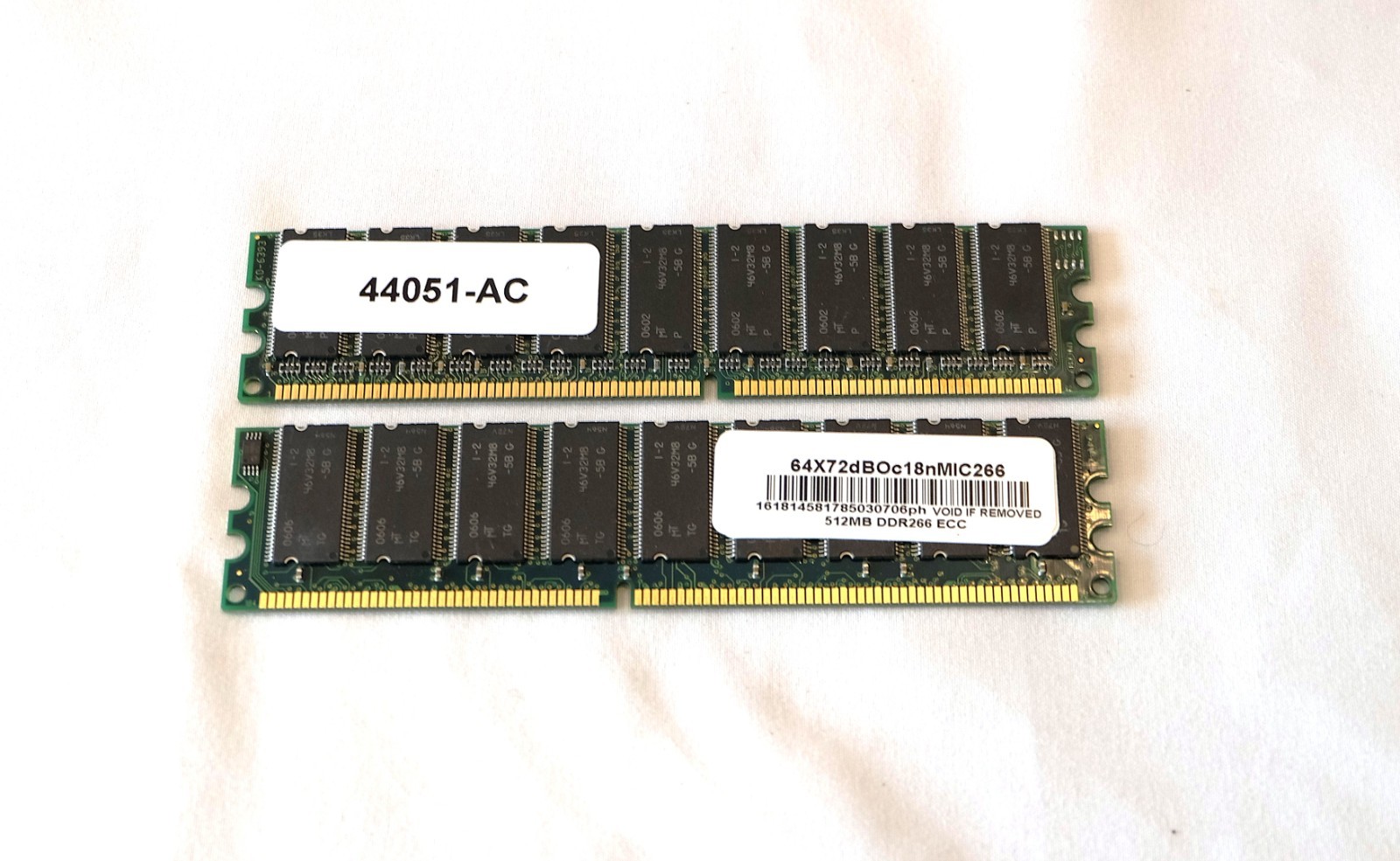 Sun Third Party X8703A 1GB Memory Kit 2x 370-7972 512MB
