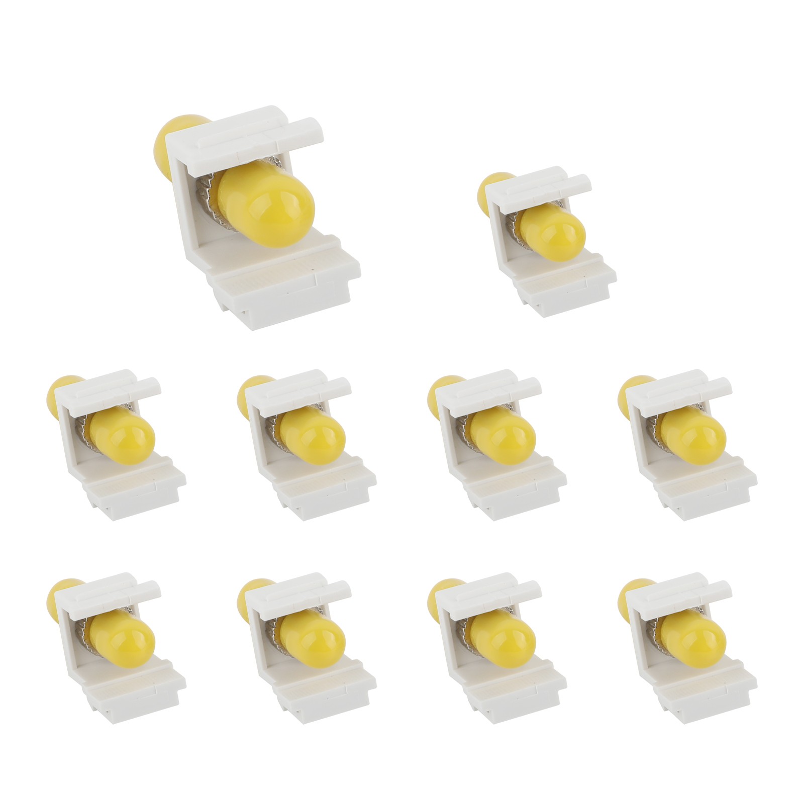 10PCS Keystone Jack Insert Coupler Single-mode ST/UPC Female to ST/UPC Female