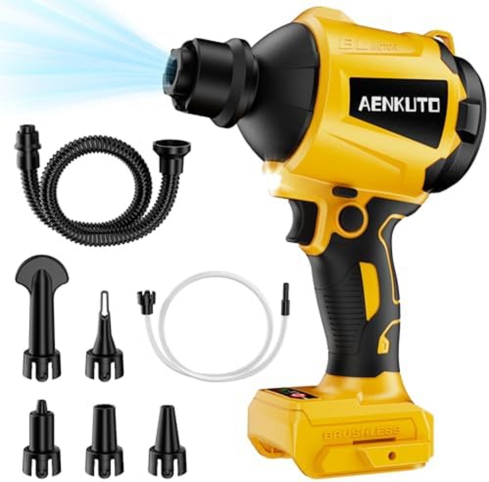 Cordless Compressed Air Duster Compatible with Dewalt 20V MAX Battery (Tool Only
