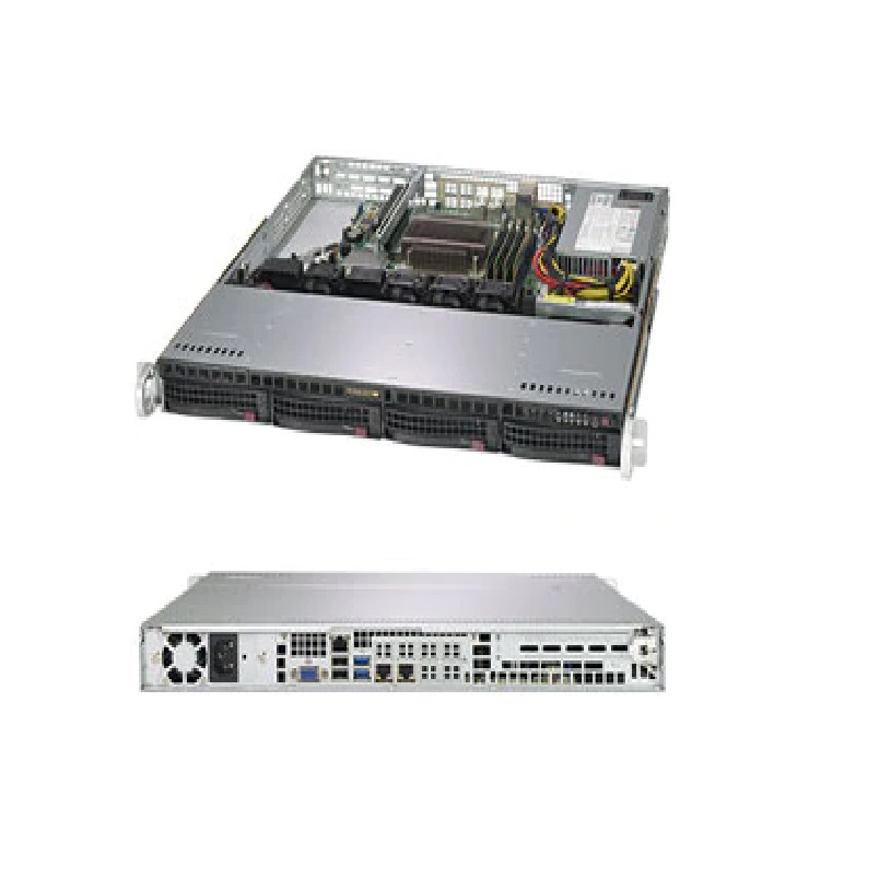 SuperMicro SYS-5019C-M 1U 350W Server (X11SCM-F, 813MFTQC-350CB)