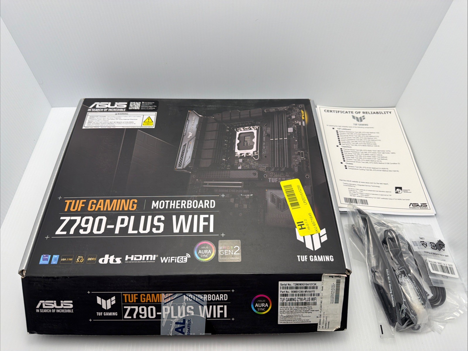 ASUS TUF Gaming Z790-Plus WiFi LGA 1700 ATX Motherboard Bent Pins Parts READ