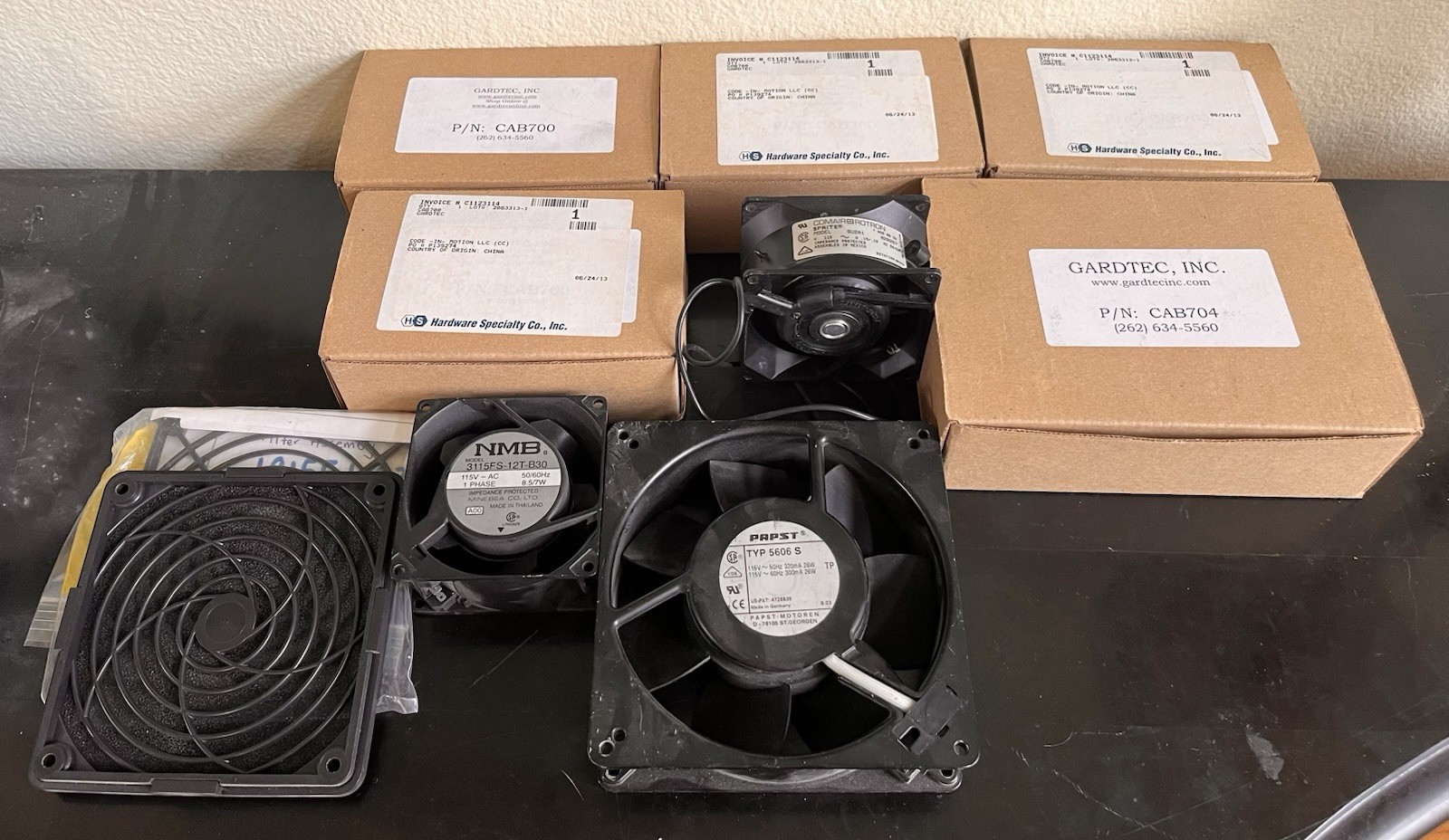 Industrial AC Cooling Fan Lot PAPST NMB Fantec Comair Rotron Gardtec CAB700