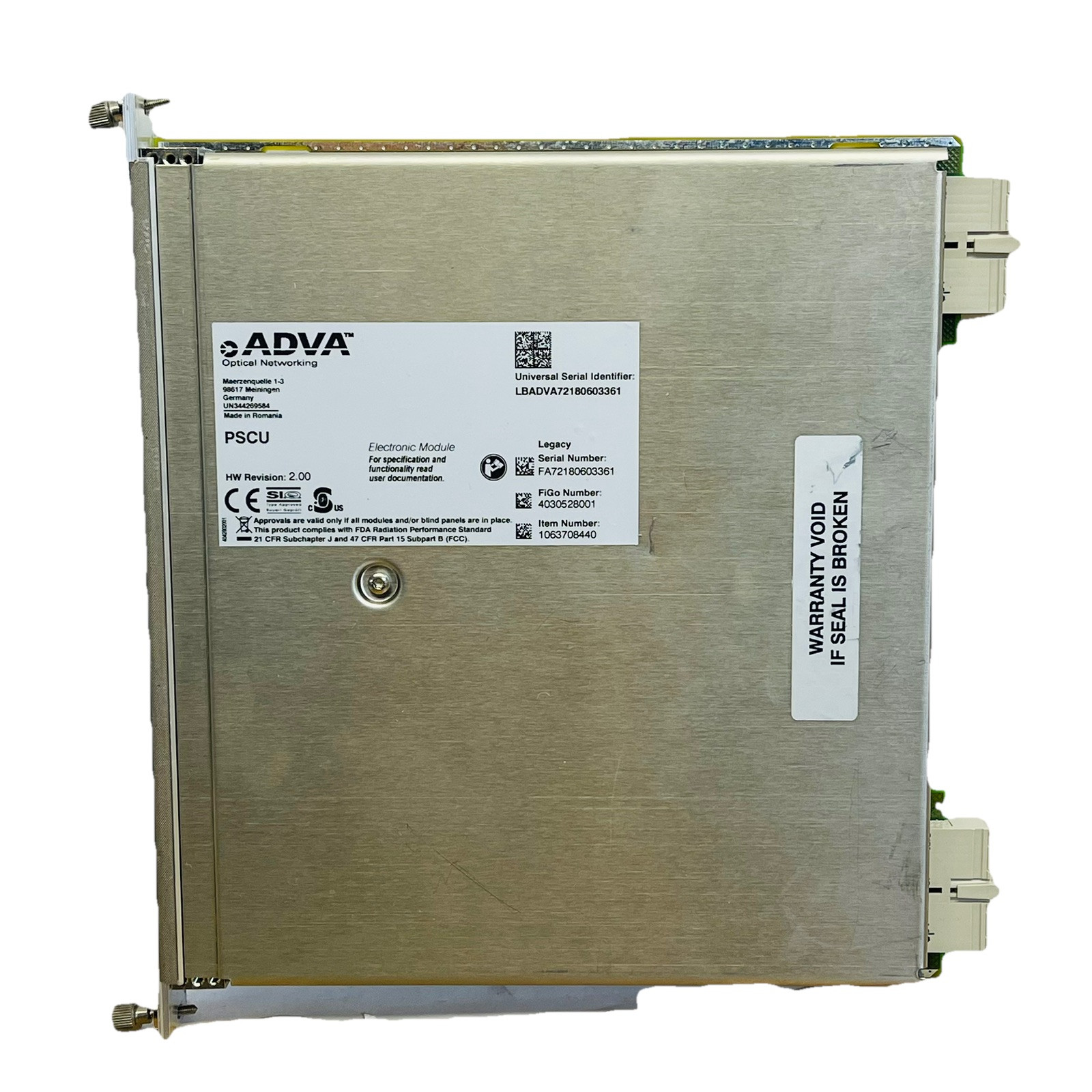 ADVA MODULE REV 2.00 -1063708440-4030528001-FA72180603361-LBADVVA72180603361