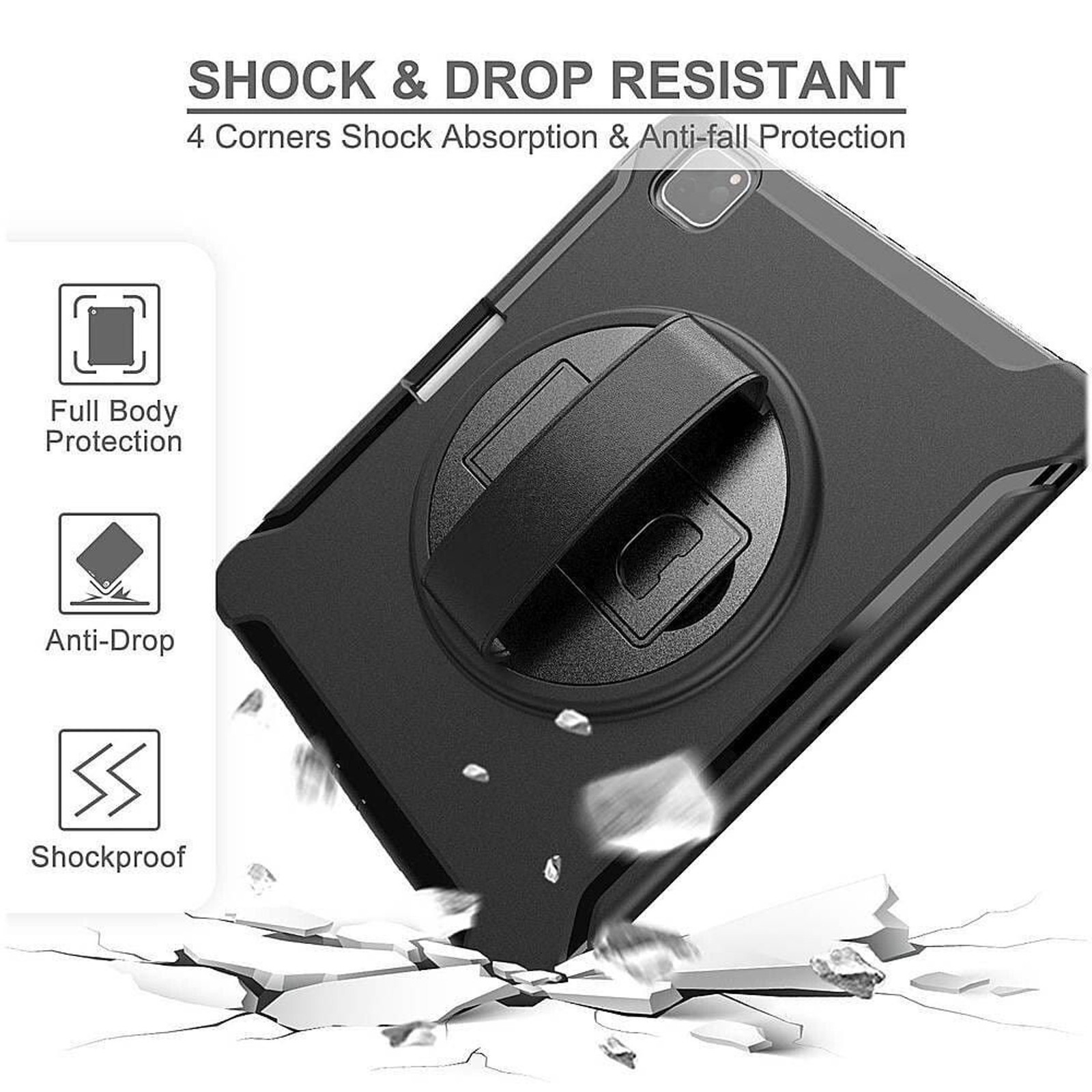SaharaCase PROTECTION Hand Strap Series iPad Case for Apple iPad Pro 12.9"