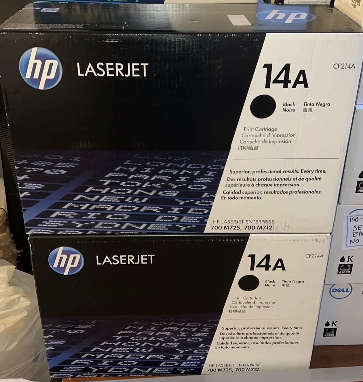 Genuine HP LaserJet CF214A / 14A Black Toner for M712dn, M712n, MFP M725dn