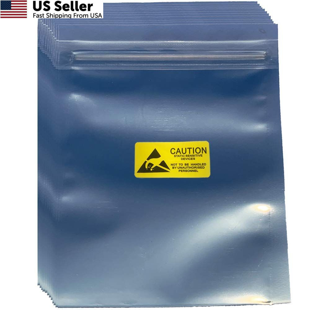 Daarcin Anti Static Bags,100pcs 5.9X7.87In/15X20Cm, 100pcs 5.9x7.87in/15x20cm