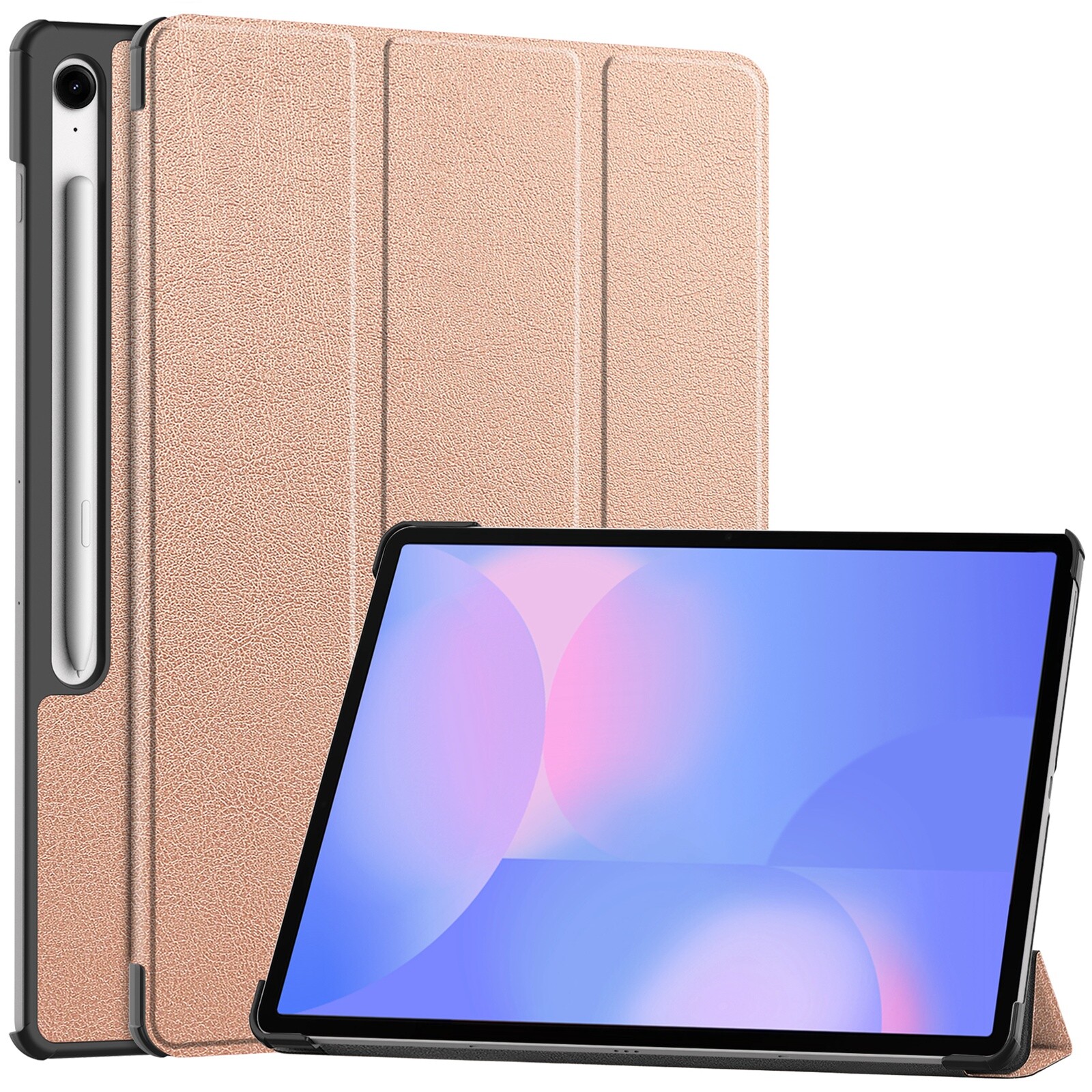 For Samsung Galaxy Tab S10 FE/S10 FE+ Smart Leather Case Tri-Fold Stand Cover