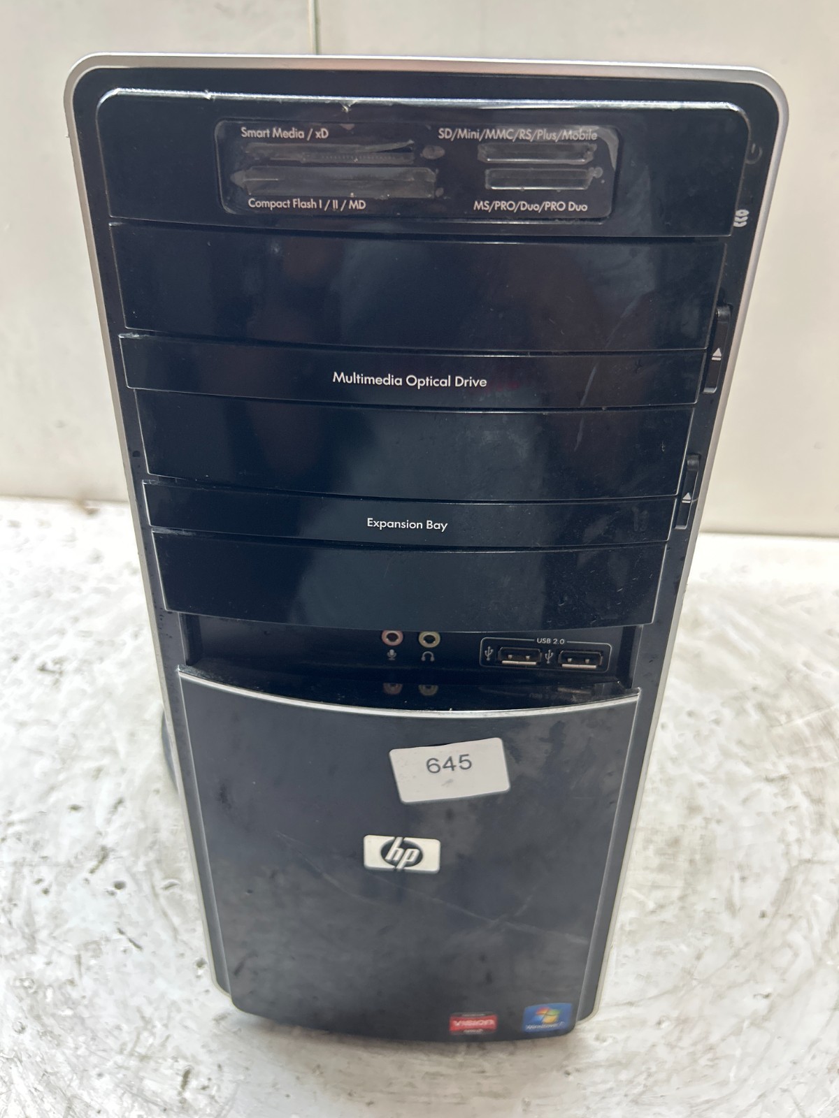 HP Pavilion p6677 c-b AMD Athlon II X4 635 2.90GHz 6GB NO HDD