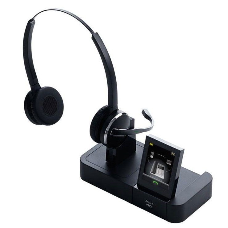Jabra Pro 9465 Duo Wireless Headset for Desktop, Laptop, Mobile | DECT 450ft