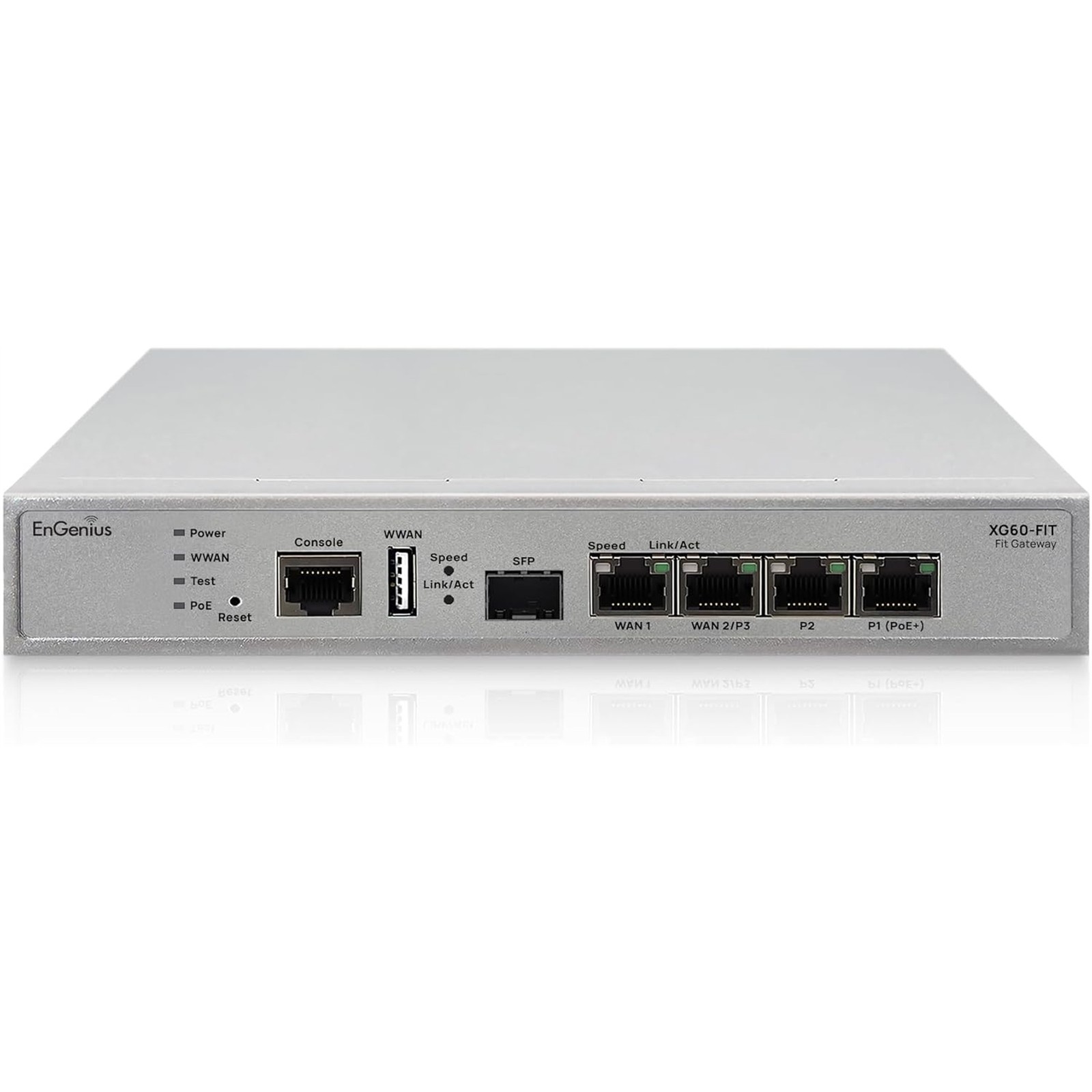 EnGenius XG60-FIT FitXpress 4-Port Gig PoE+ Dual-Core 2.1GHz Wired VPN Router