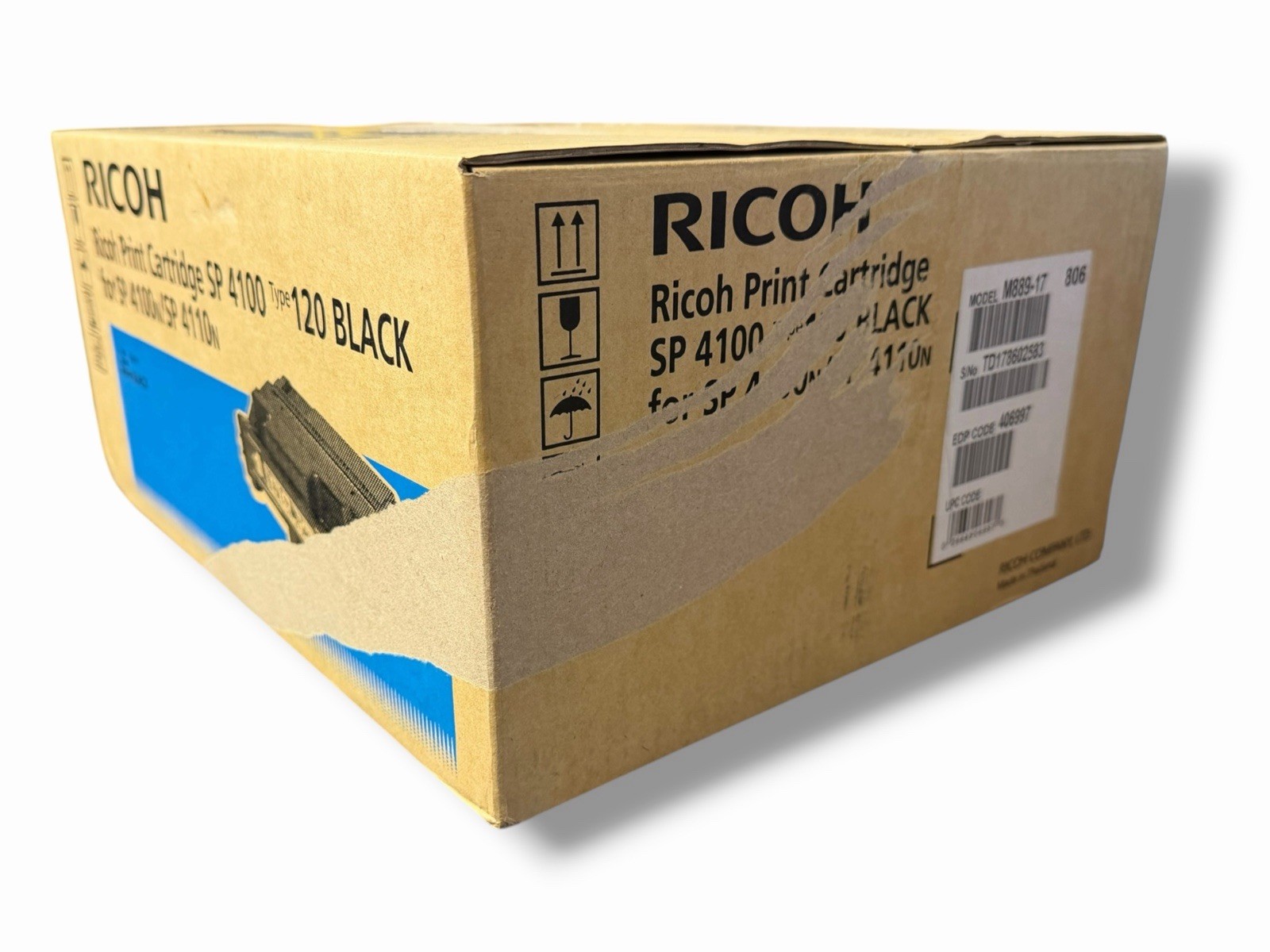 (NEW) Ricoh 406997 402809 Black High Yield Toner / Drum Cartridge for SP 4100 A1