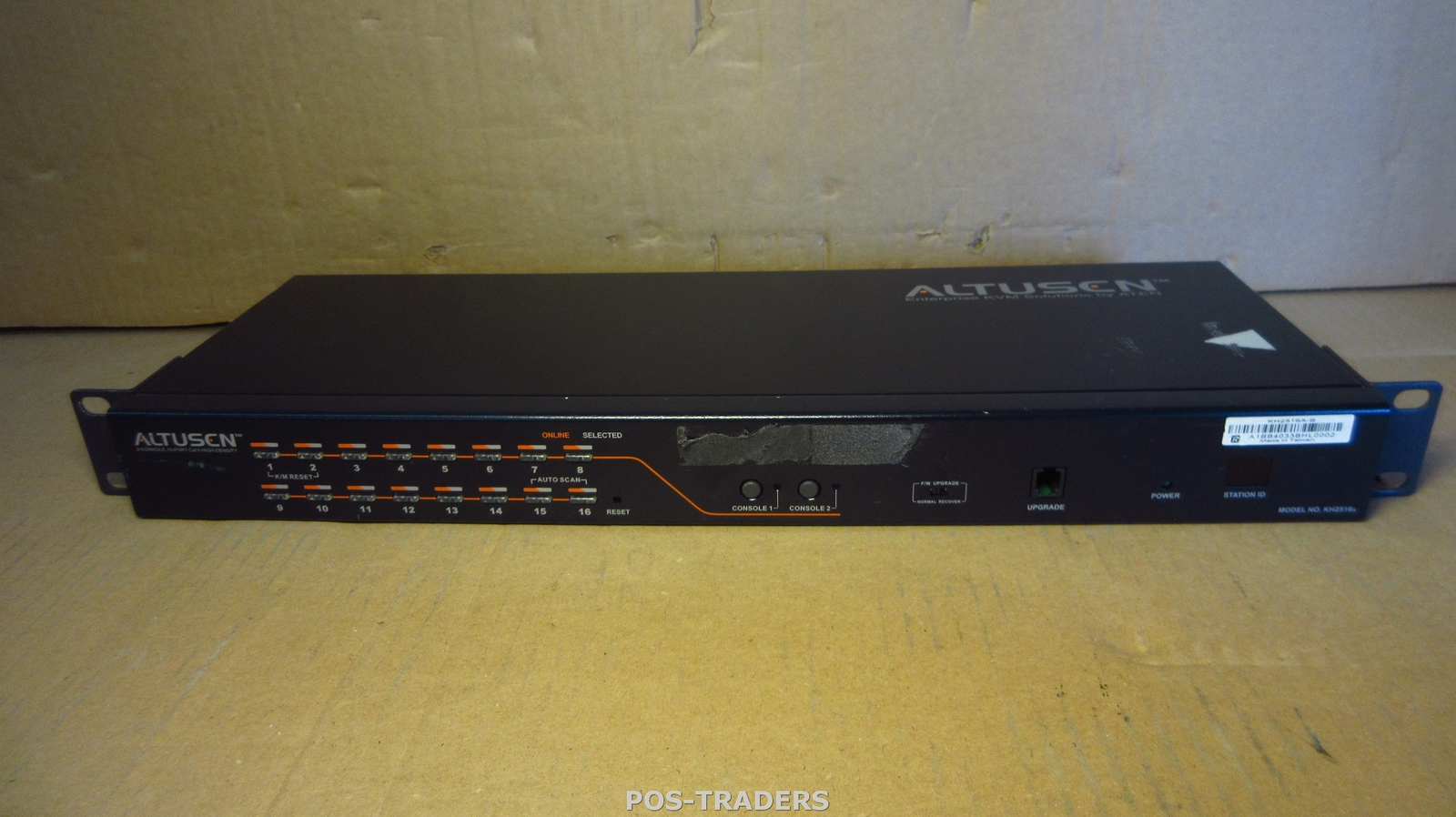 ATEN KH2516A Altusen 2-Console 16-Port CAT 5 KVM 1920 60Hz Switch + RACK EARS