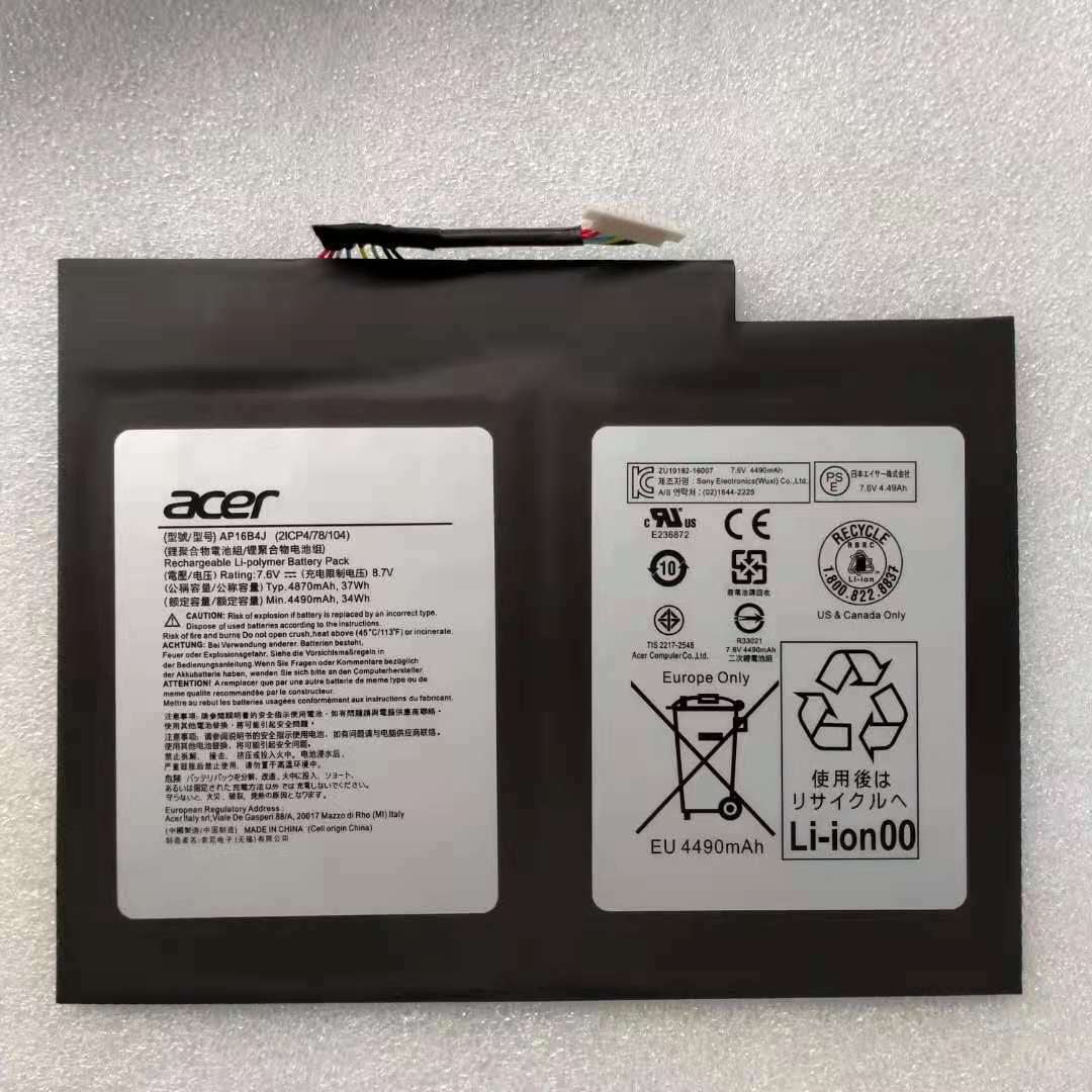 Genuine battery AP16B4J for ACER SWITCH ALPHA 12 SA5-271 SA5-271P SA5-271-55Q6 