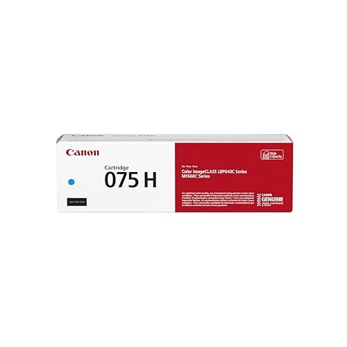 Canon 075 Original High Yield Laser Toner Cartridge - Cyan Pack (6368c001)