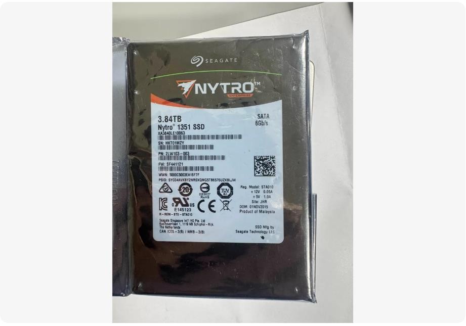Seagate Nytro 1351 3.84TB SATA 6Gb/s TCG OPAL 2.5in SED SSD XA3840LE10103