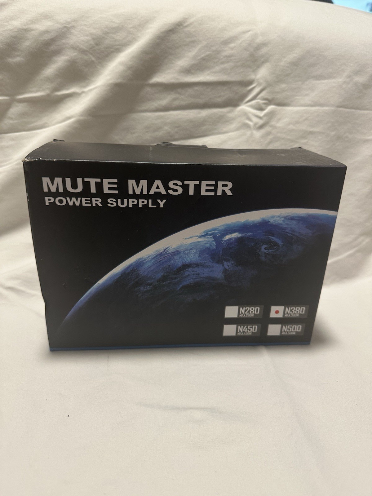 Vetroo Mute Master N380 380W ATX PC Power Supply PSU Desktop Computer