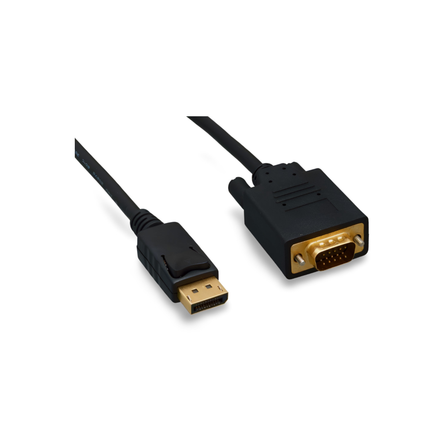10ft DisplayPort to VGA Cable - Black