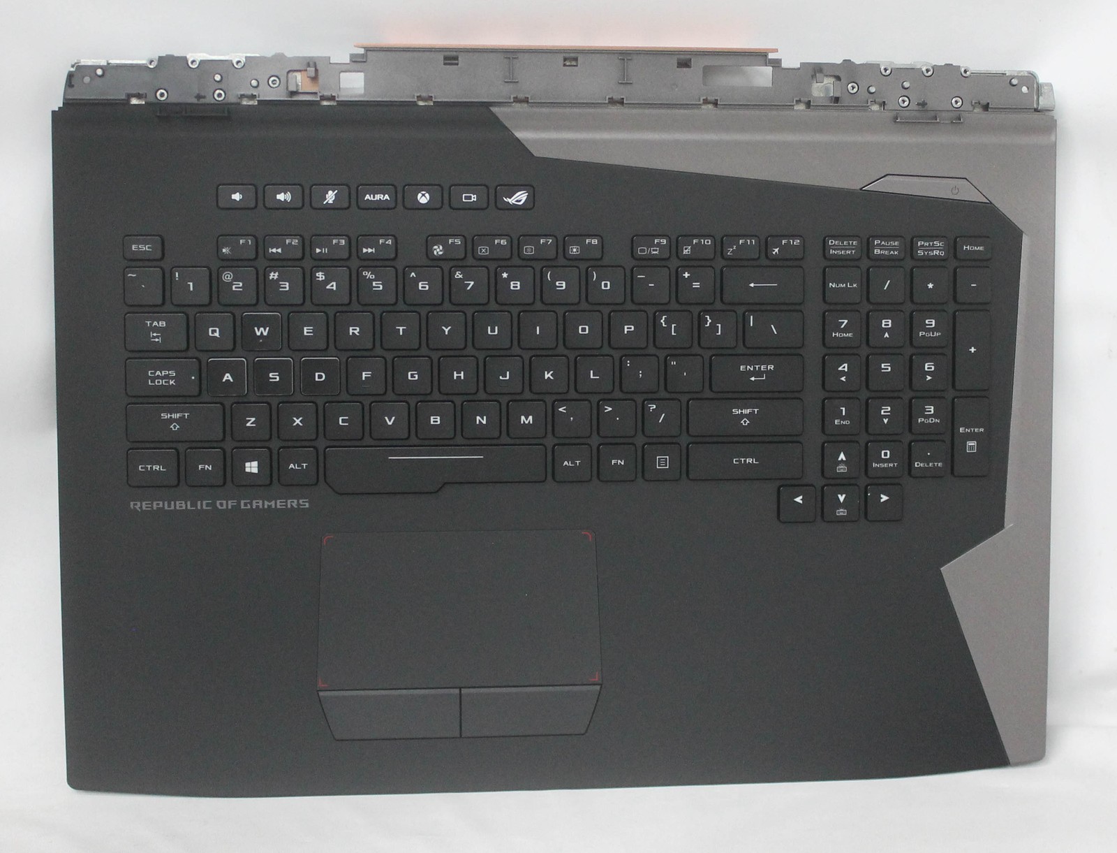 13N1-42A0101 Asus Palmrest Top Cover W/ Keyboard (Us-English) "GRADE A"