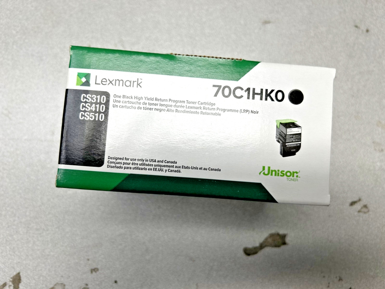 Lexmark 70C1HK0 - Black Toner