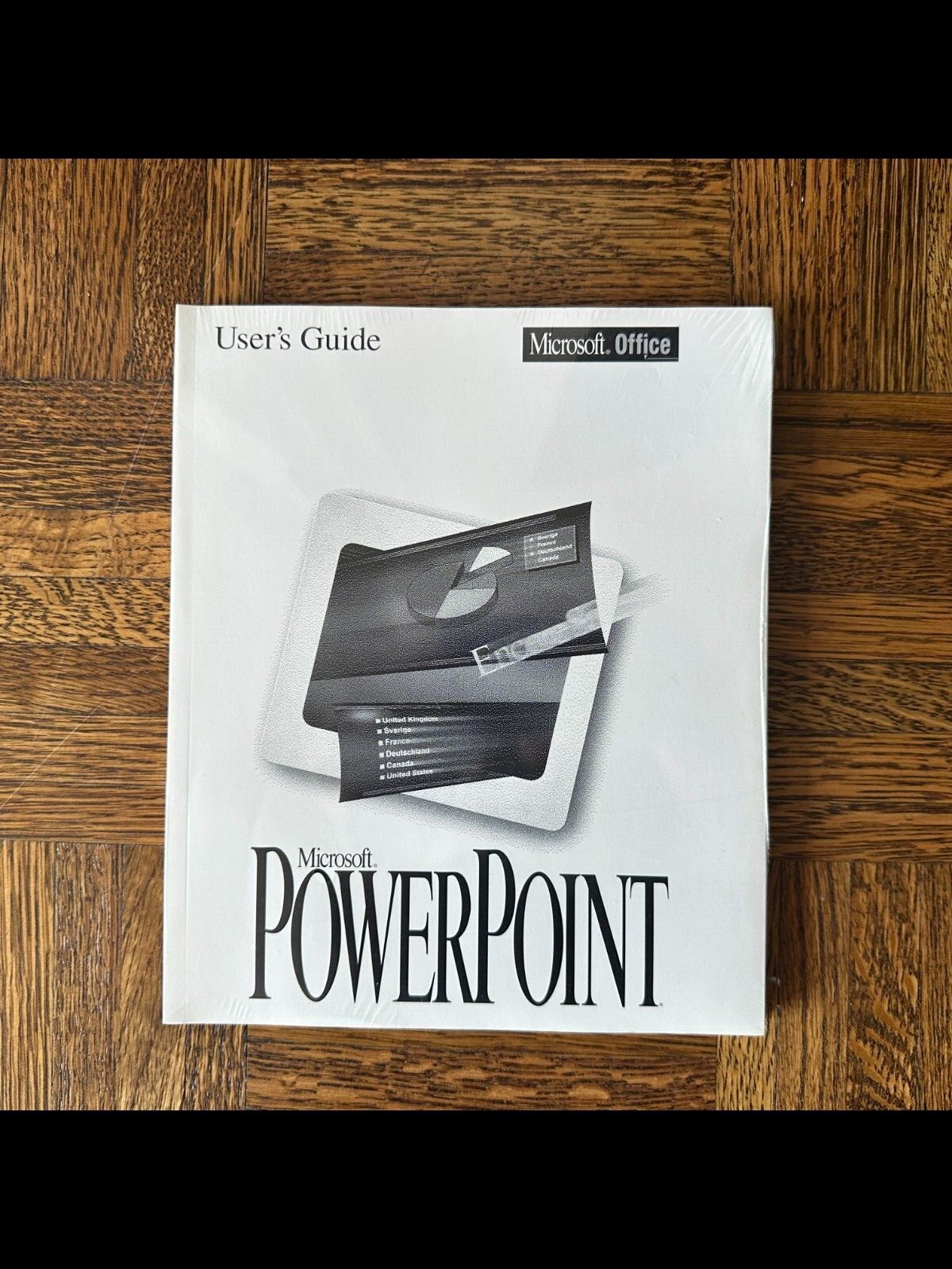1990s Microsoft Powerpoint User's Guide Sealed New