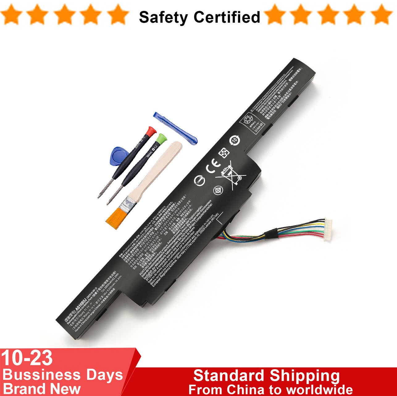 AS16B5J AS16B8J Laptop Battery For Acer Aspire E5-575G F5-573G E5-575G-75MD NEW