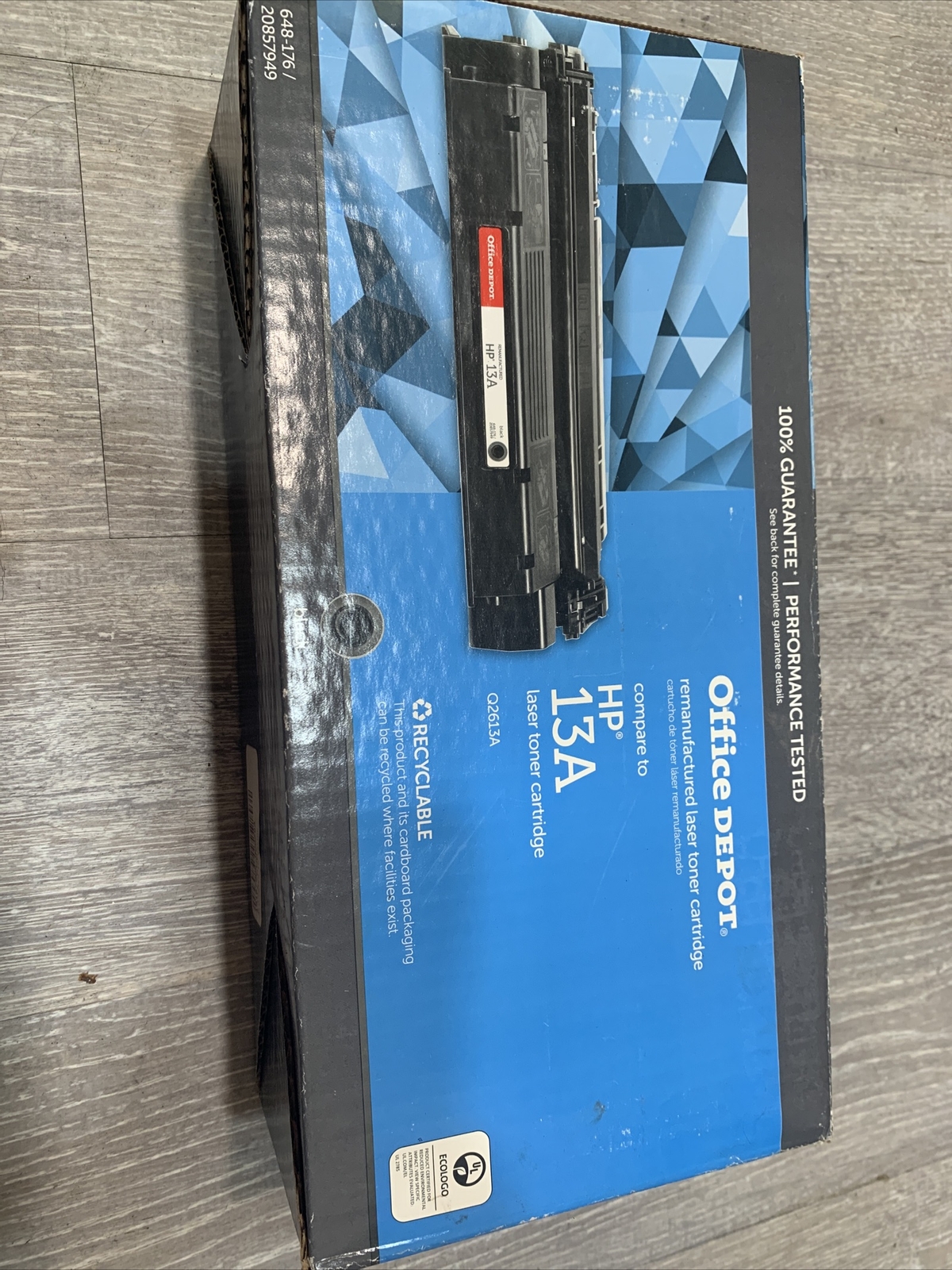 Office Depot Brand HP 13A / Q2613A Remanufactured Black Toner Cartridge