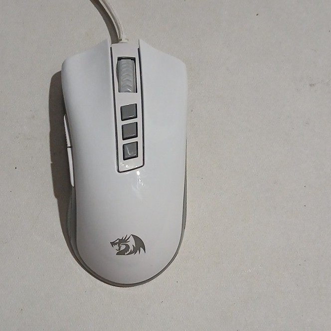 Redragon RD-S131 Wired Optical Gaming Mouse RGB Lighting 6 Buttons White