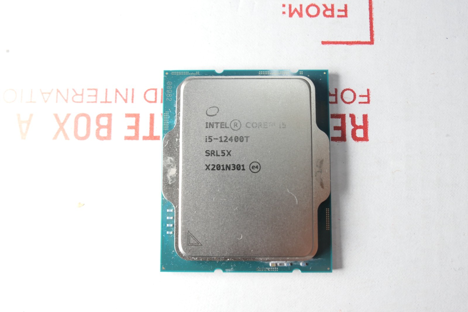 Intel Core i5-12400T SRL5X 12th Gen LGA1700 CPU Tested Working
