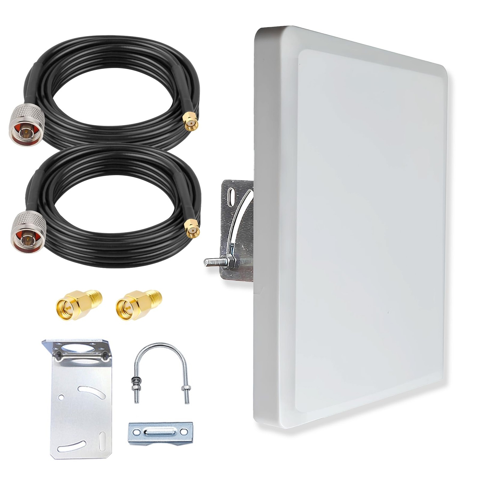 2.4G 5GHz 5.8G 2X2 MIMO Panel Antenna Dual Band Outdoor Directional Antenna P...