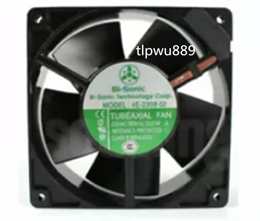 For Bi-Sonic 4E-230B 02 All-metal high-temperature fan 230VAC22/19W 120*120*38MM