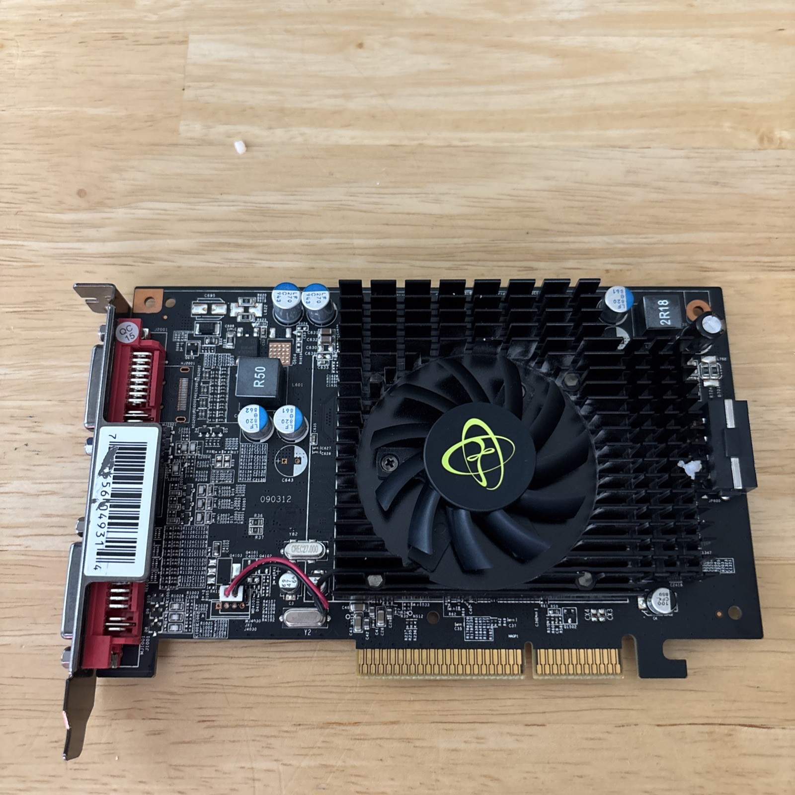 XFX ATI Radeon HD 4650 AGP 8x 1GB DDR2 DVI S-Video S/N K6H141270