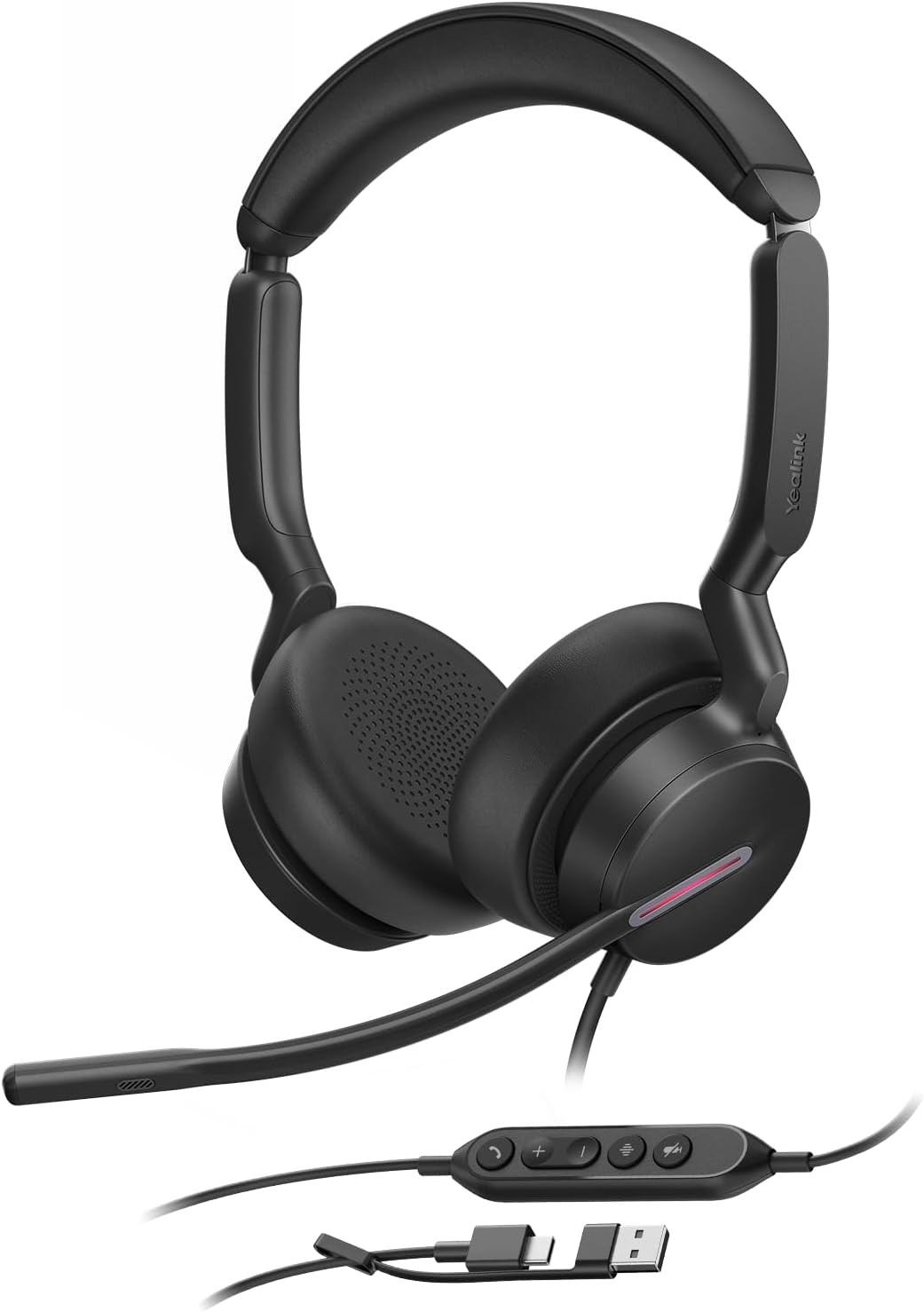 Audifonos Con Microfono Cancelacion De Ruido USB C A Para Computadora Laptop