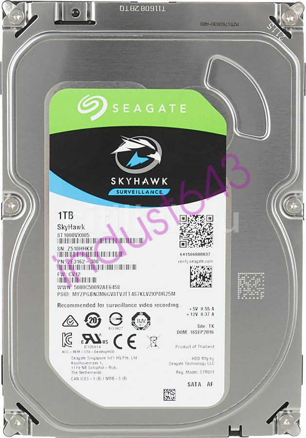 New Seagate Skyhawk ST1000VX005 1TB 5900RPM 3.5" SATA Surveillance Hard Drive