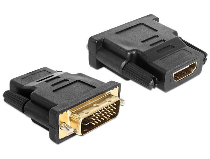 Delock 65466 DVI(24+1) - HDMI A ma/fe 65466, DVI 24+1, HDMI, Male/Female, B ~E~