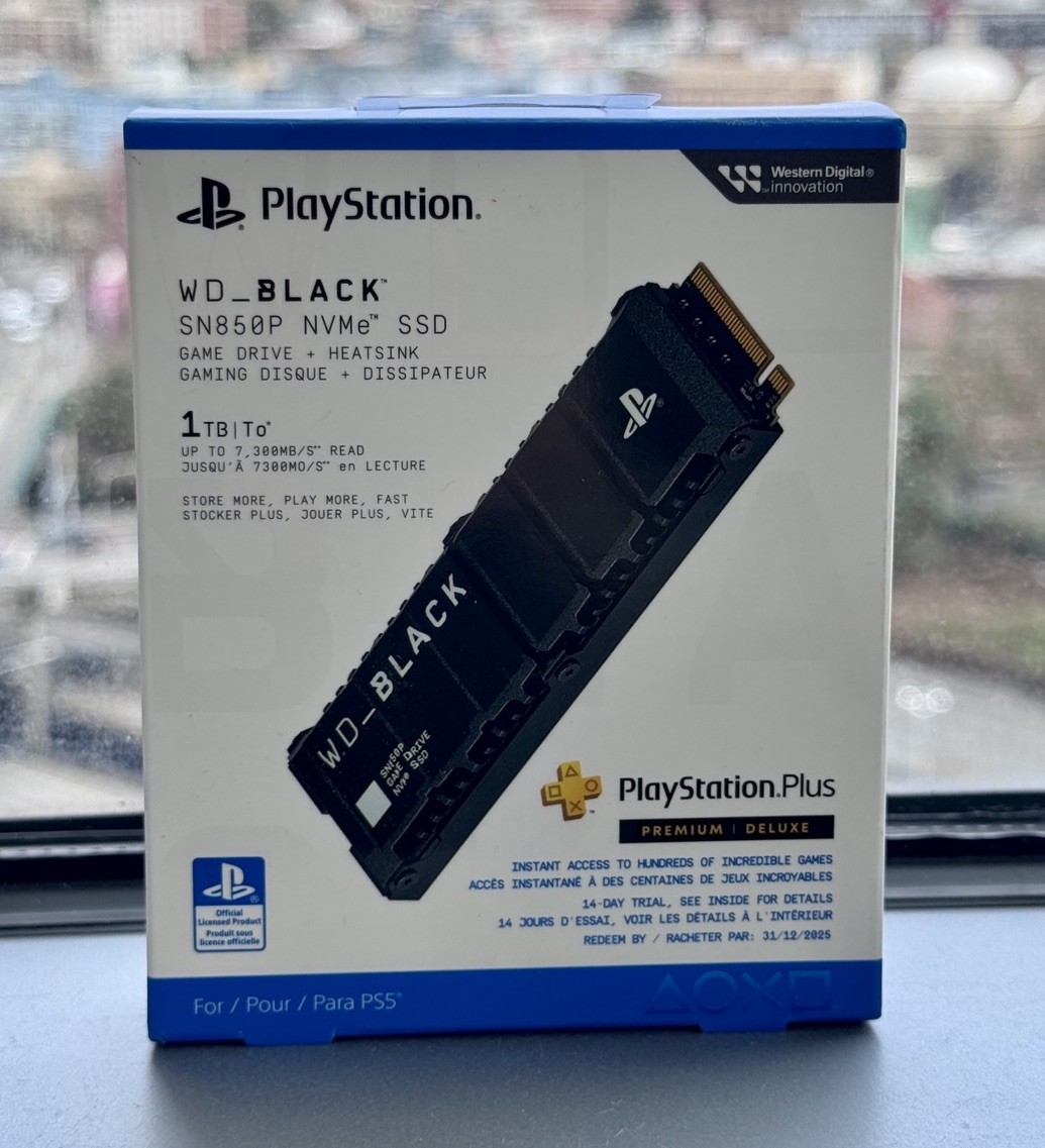 WD - Black 1TB SN850P HS for PS5: External SSD for PlayStation 5 / PS5 Pro / PC