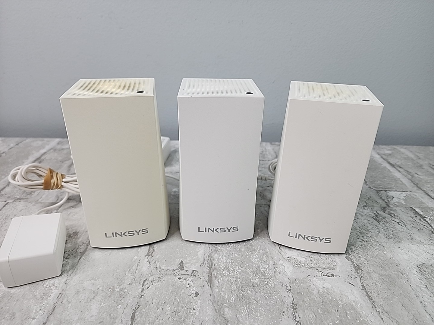Linksys Velop WHW01 Mesh Wifi System Dual-Band AC1300 3x Nodes & Power Supplies