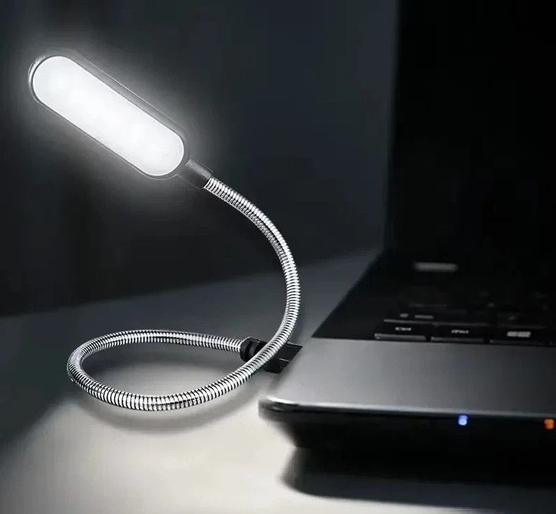 1 pc Mini USB LED Book Light Flexible Reading Lamp for Laptop Power Bank