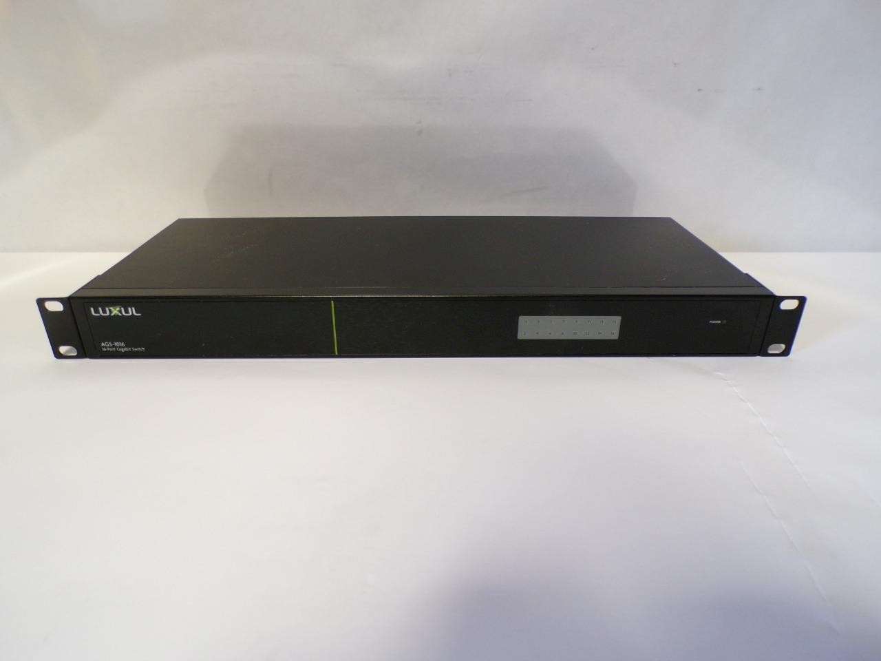 Luxul AGS-1016 AV Series 16-Port Gigabit Ethernet Network Switch (J19)