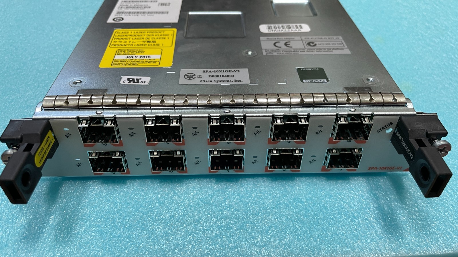 CISCO SPA-10X1GE-V2 - 10-port Gigabit Ethernet SPA